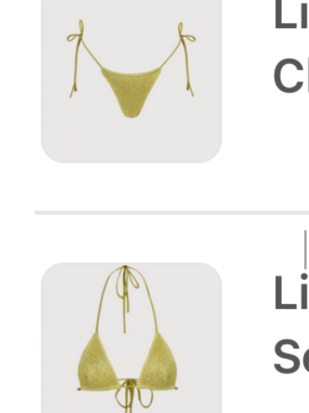 Asta Resort Lio Triangle Bikini and skirt - Picture 4 of 4